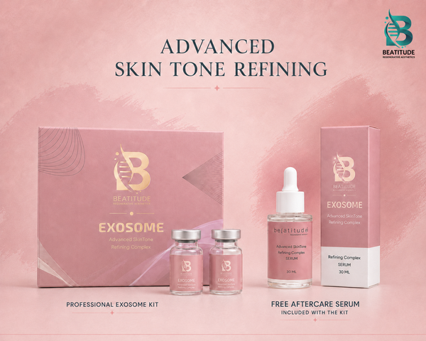 Beatitude Exosome Advanced SkinTone Refining Complex – Professional Kit with Free 30 ml Aftercare Serum