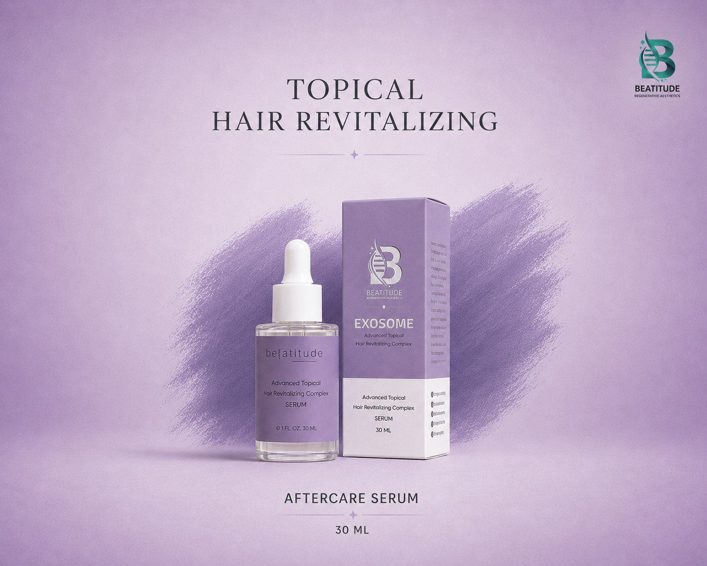 Beatitude Advanced Topical Hair Revitalizing Exosome Serum – 30 ml Main image