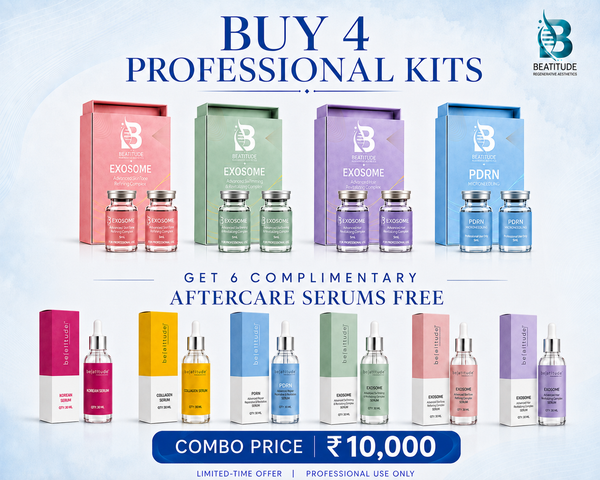 Beatitude Professional Regeneration Combo – 4 Professional Kits with 6 Complimentary Aftercare Serums